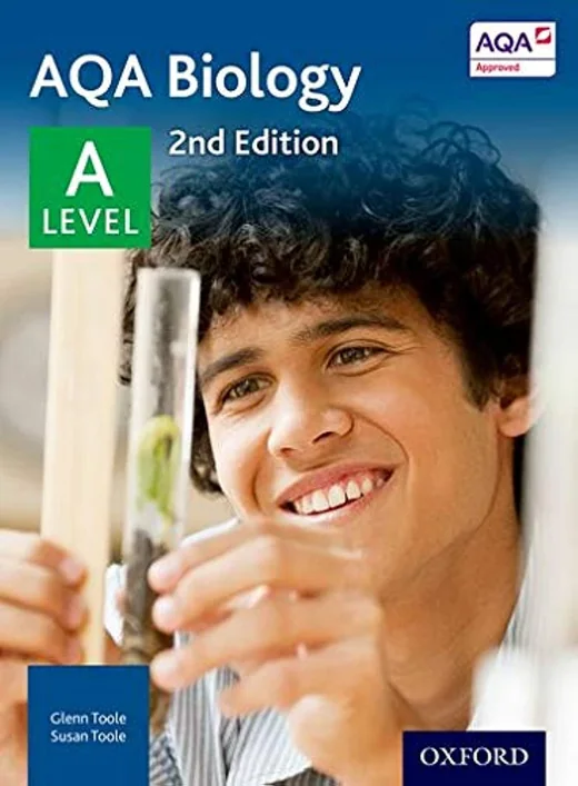 Identification tile for the AQA A Level Biology student book answers.